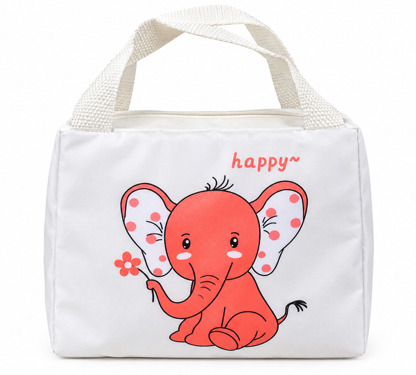 Sac isotherme Happy Motif éléphant 17 x 22.5 x 12 cm