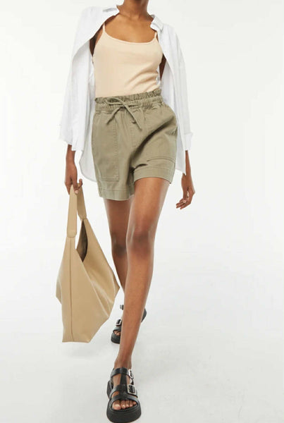 Débardeur femme G-maxx crop-top Beige