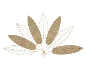 Décorations murales Atmosphera feuilles en métal - 80 x 45 cm