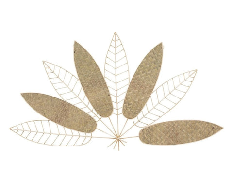 Décorations murales Atmosphera feuilles en métal - 80 x 45 cm