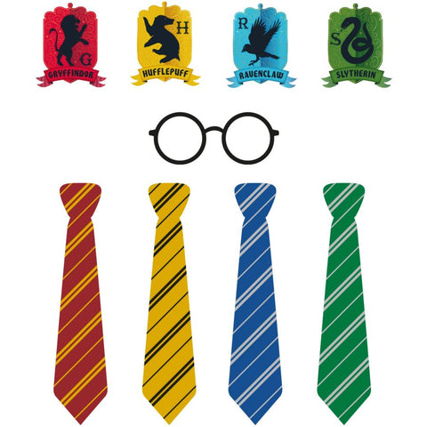 Déguisement Harry Potter Emblèmes, Cravates et lunettes