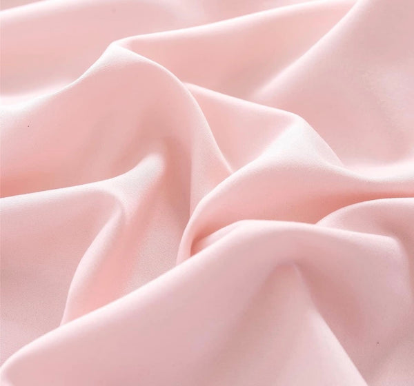Drap-housse rose pâle 140×190 cm +25 cm – 57 fils – 100 % coton