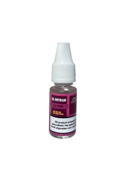 E-liquide El Patron – La Puta – Cassis & Menthe Noire – 30/70 PG/VG – 0 % Nicotine - 10 ml