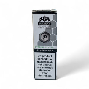 E-liquide Millers – Menthe forte – 50/50 PG/VG – 0 % Nicotine - 10 ml
