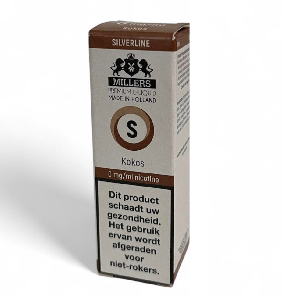E-liquide Millers – Noix de coco – 70/30 PG/VG – 0 % Nicotine - 10 ml