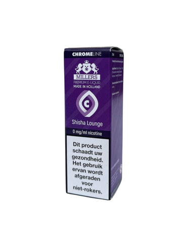E-liquide Millers – Shisha Lounge – 50/50 PG/VG – 0 % Nicotine - 10 ml