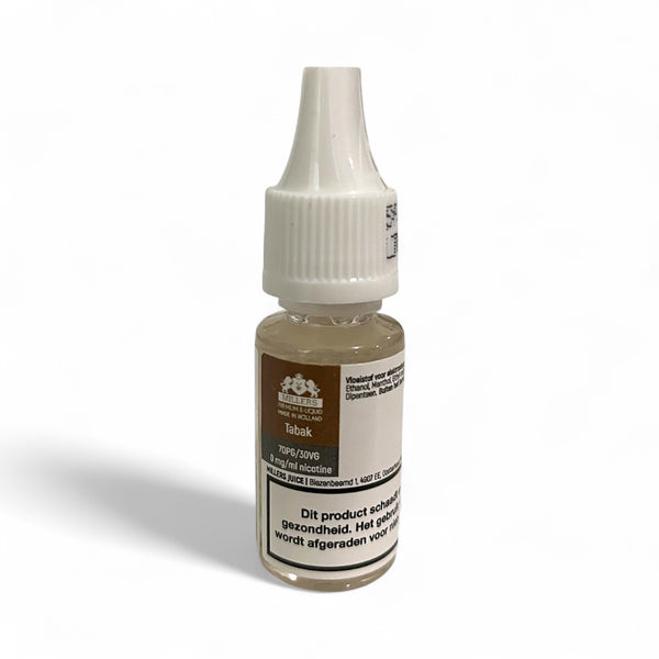 E-liquide Millers – Tabac – 70/30 PG/VG – 0 % Nicotine - 10 ml