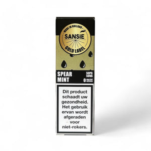 E-liquide Sansie – Gold Label – Menthe verte – 50/50 PG/VG – 0 % Nicotine – 10 ml