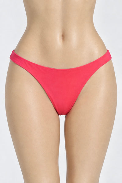 Bas maillot de bain rose fluo échancré Ardène Swim