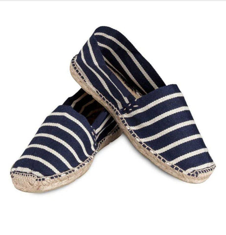 Espadrille Diegos Bleu Marine et Blanche Unisexe