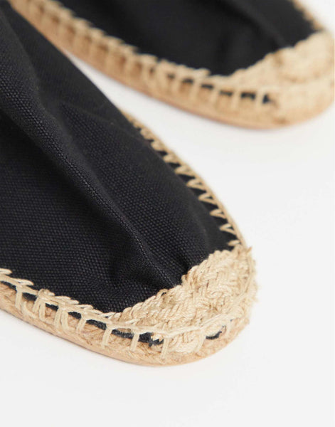 Espadrille Noir Unisexe