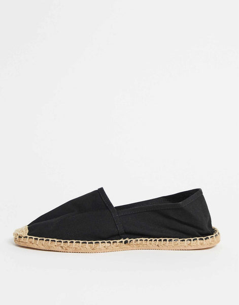 Espadrille Noir Unisexe