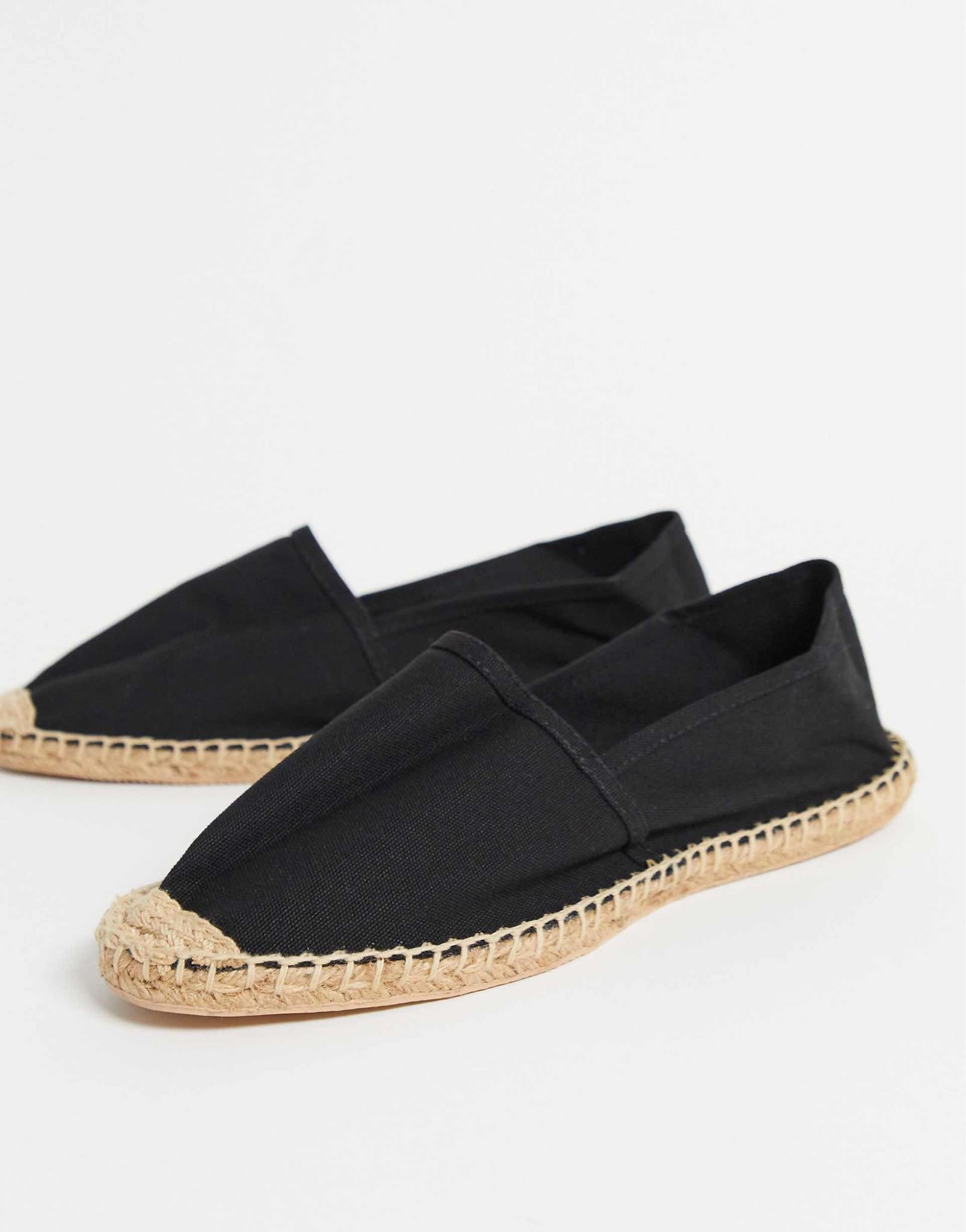 Espadrille Noir Unisexe