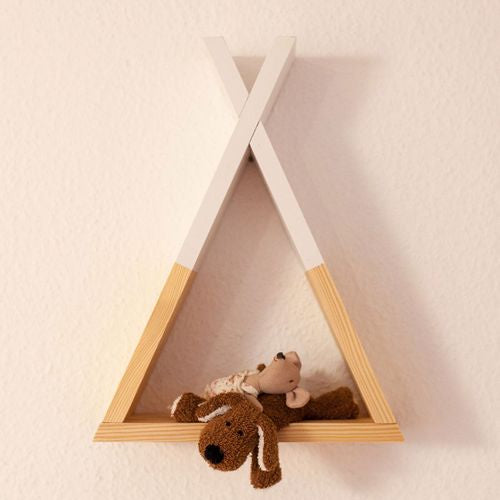 Étagère Tipi pour enfants Atmosphera Blanc - 30 x 10 x 39 cm
