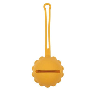 Etui à tétine Nattou Silicone Jaune 18 cm