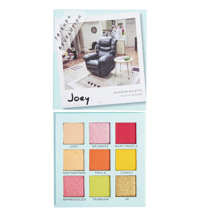 Fards à paupières Makeup Revolution – Joey Friends X Revolution – 9 teintes