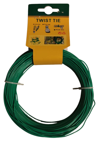 Fil d’attache en fer galvanisé twist tie