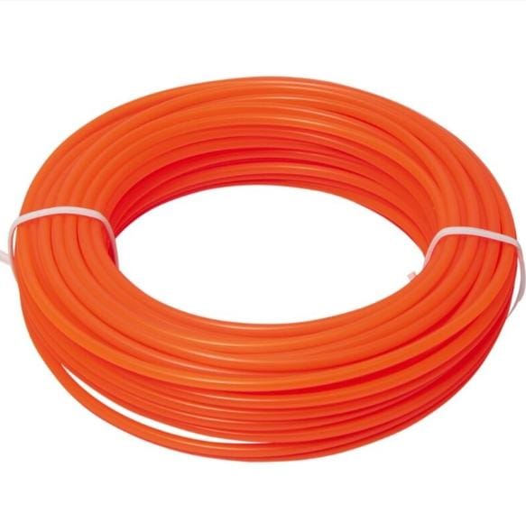 Fil de coupe débroussailleuse 100 % nylon Orange