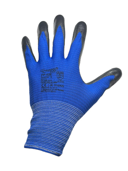Gant de protection Pruspol Bleu & noir  PP-026 – Taille 9