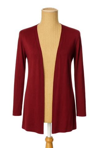 Gilet Bordeaux femme