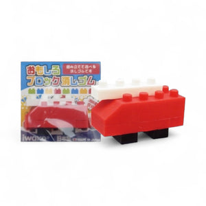 Gomme à assembler camion de pompier Iwako