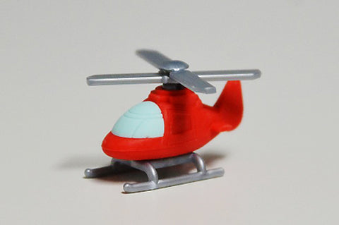 Gomme hélicoptère rouge Iwako