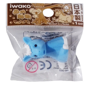 Gomme licorne bleue Iwako