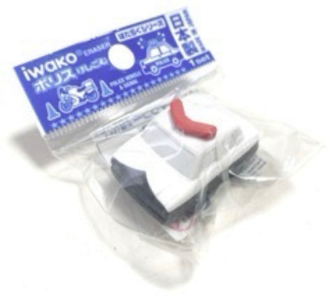Gomme voiture de police Iwako