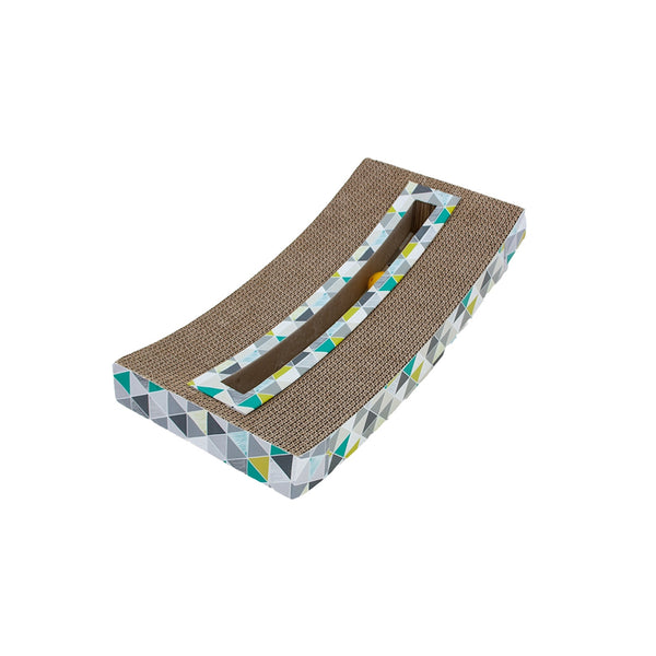 Griffoir pour chat réversible avec clochette – 50 x 25,5 cm