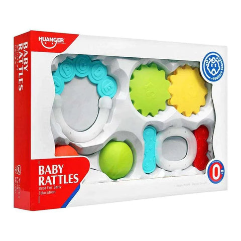 Pack 4 hochets Eveil BB Huanger Baby Rattles