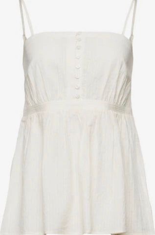 Haut-chemisier Esprit blanc femme à bretelles