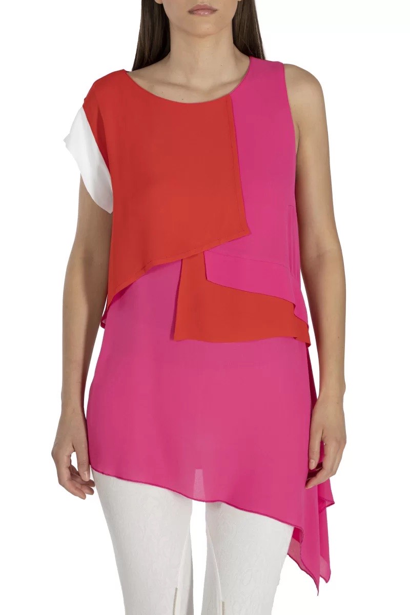 Haut chemisier Elisa Cavaletti multicolore femme