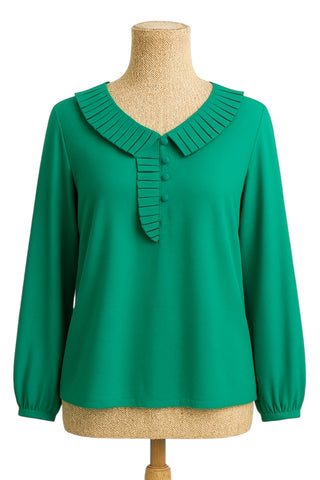 Haut manches longues YCOO Paris vert femme