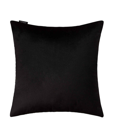 Housse de coussin Rid’Night en velours noir 45×45 cm – 100 % polyester