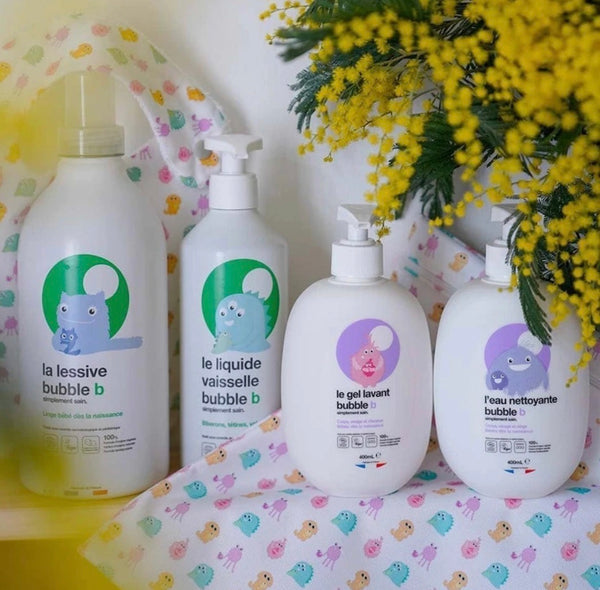 Coffret Bubble B Naissance Soin Corps 100% d’origine végétale