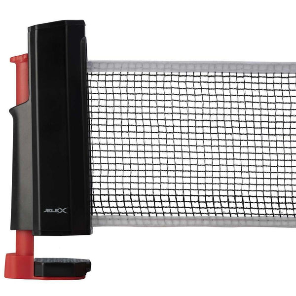 Filet tennis de table rétractable Ping Pong Jelex Noir/Bordeau