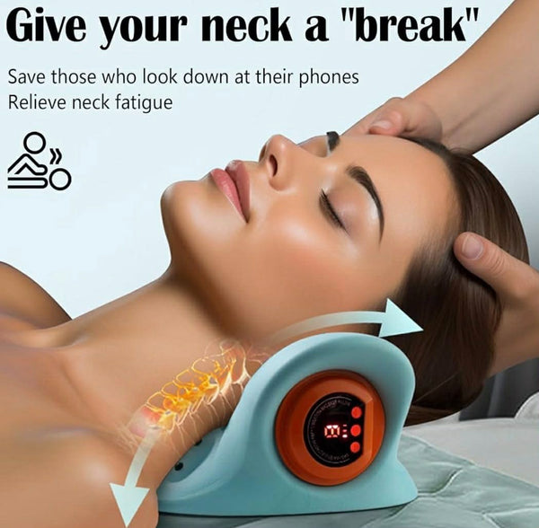 Masseur Cervical EMS Chauffant Sans Fil