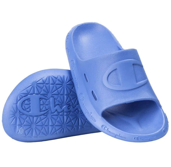 Claquettes Champion Slide Rio bleu