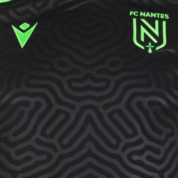 Maillot Nantes FC Macron Noir/Vert Homme