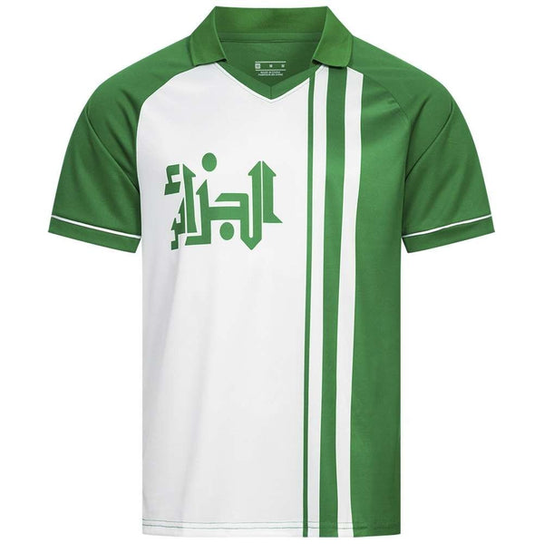 Maillot Football Algérie Jelex Homme Vert Blanc