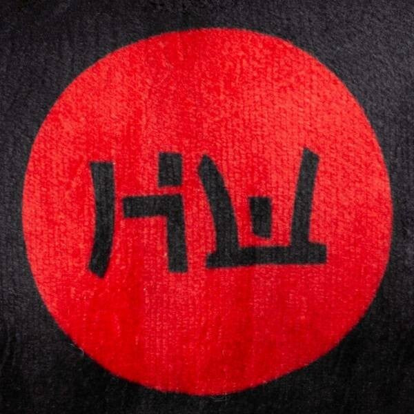 Oreiller cervical HIDETOSHI WAKASHIMA "Fly Shizuoka" noir-rouge