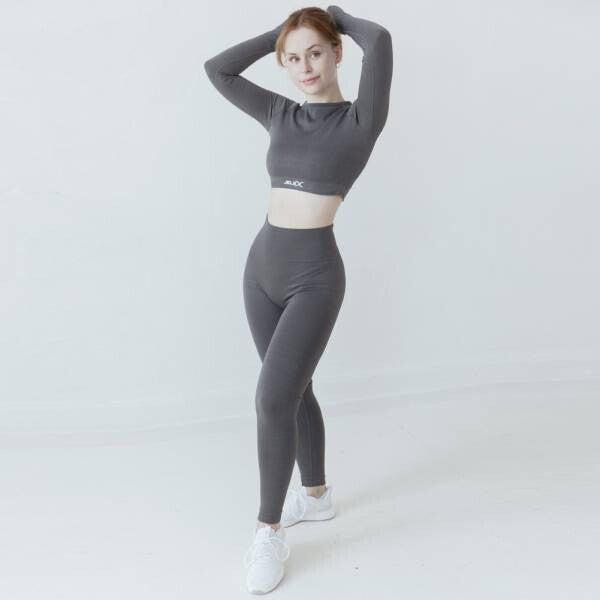 Leggings de sport gris Jelex
