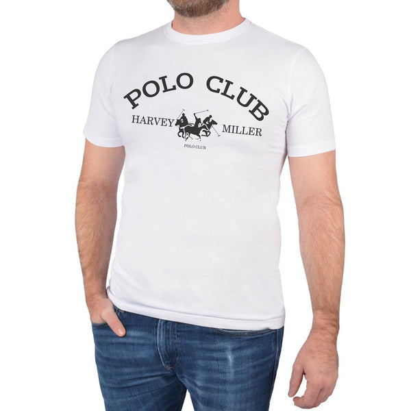 T-shirt Harvey Miller Polo Club Blanc