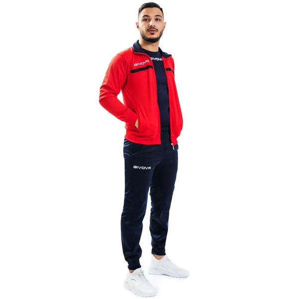 Survêtement Givova Rouge / Bleu Homme