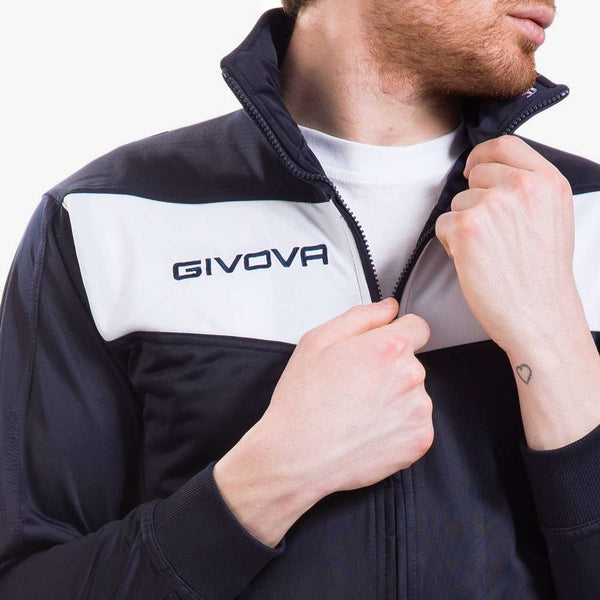 Survêtement Givova Bleu Marine / Blanc Homme