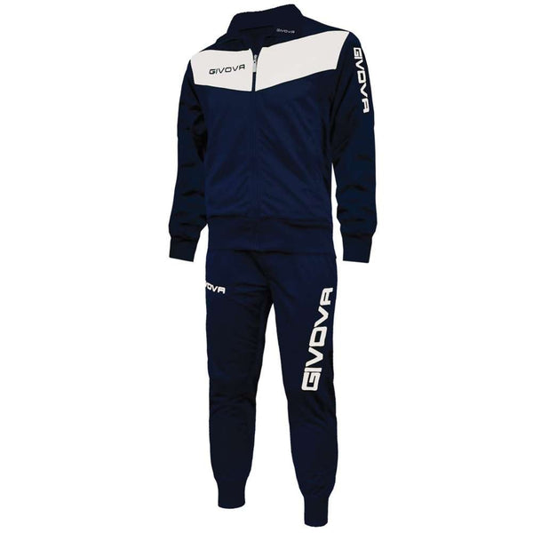 Survêtement Givova Bleu Marine / Blanc Homme