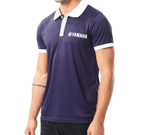 Polo Yamaha Outsiders Bleu Marine