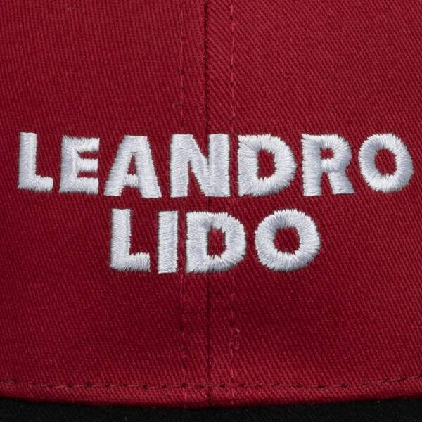 Casquette Rouge/Noir Leandro Lido