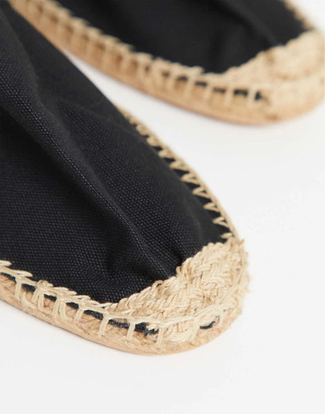 Espadrille Noir Unisexe