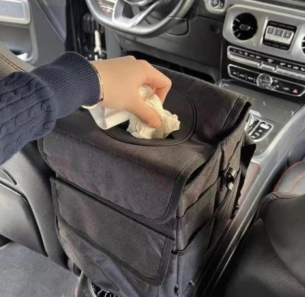 Lot de 2 Poubelles de Voiture Cintog – Auto Trash Bin 2-Pack